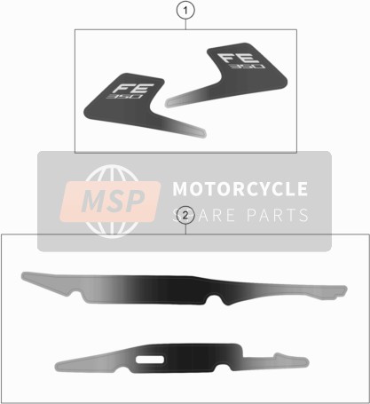 26608098005, Aufkleberset Fe 350 20, Husqvarna, 0