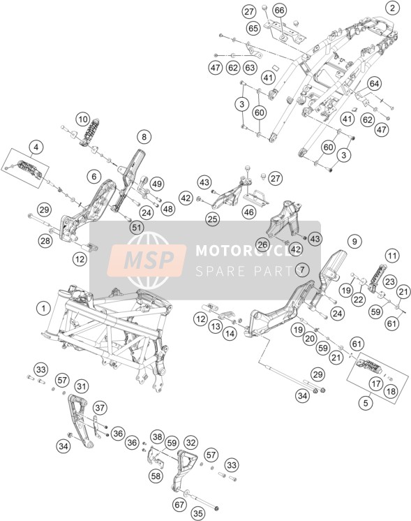 Husqvarna SVARTPILEN 401 - B.D. AU 2020 Cuadro para un 2020 Husqvarna SVARTPILEN 401 - B.D. AU