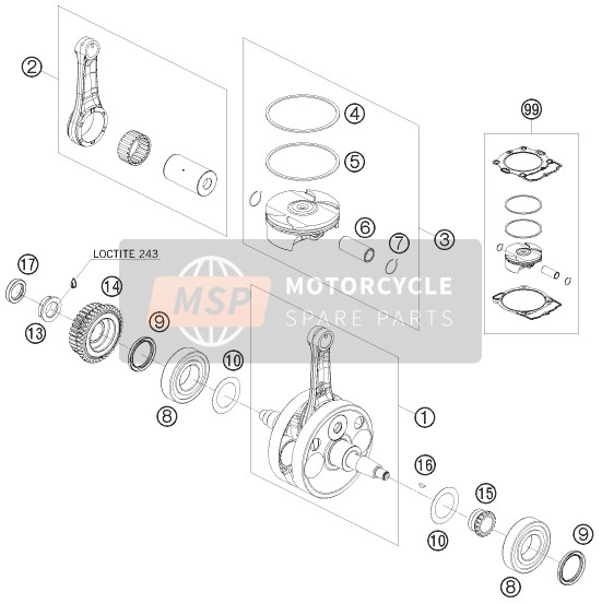 0760142460, Joint Spy, Husqvarna, 2