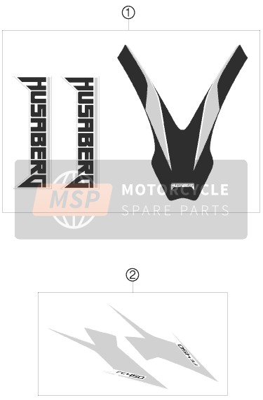 81208099100, Decal Kit Husaberg Fe       09, Husqvarna, 0