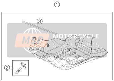 Husaberg FE 250, Europe 2013 Engine Guard for a 2013 Husaberg FE 250, Europe