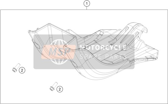 Husaberg TE 150, United States 2019 MOTORSCHUTZ für ein 2019 Husaberg TE 150, United States