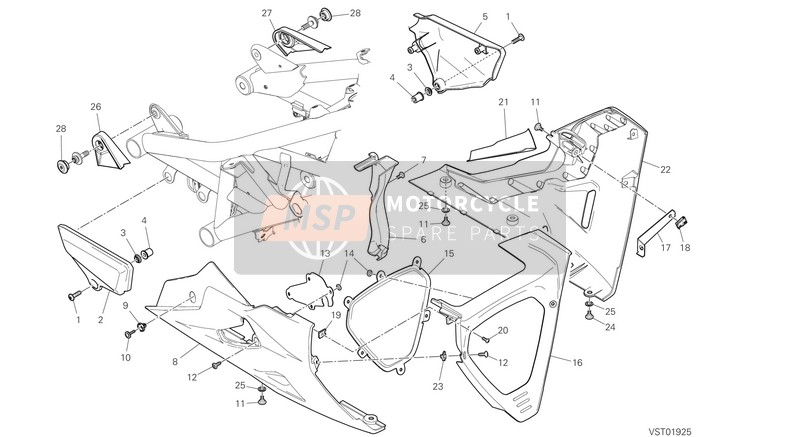 71011301A, Distanzscheibe, Ducati, 1