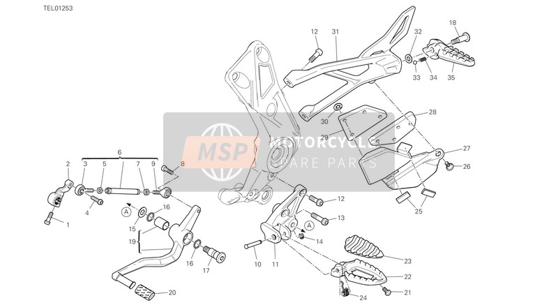82414591AA, Front L.H. Plate, Ducati, 0