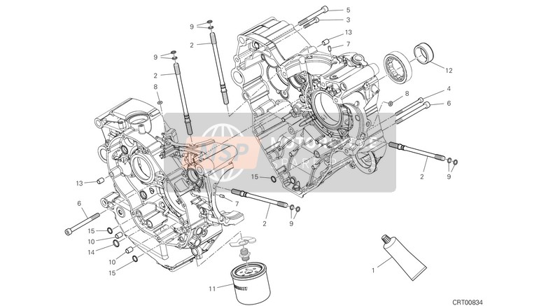 Ducati Diavel 1260 USA 2020 Metà-Carter Paio per un 2020 Ducati Diavel 1260 USA