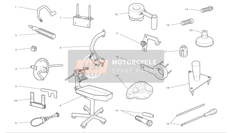 Strumenti di servizio dell'officina