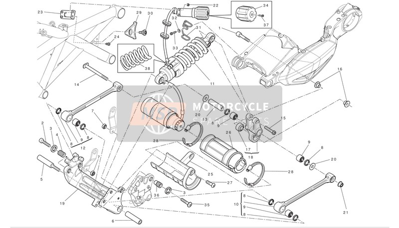 77110461A, Screw Tceif M6X22, Ducati, 0