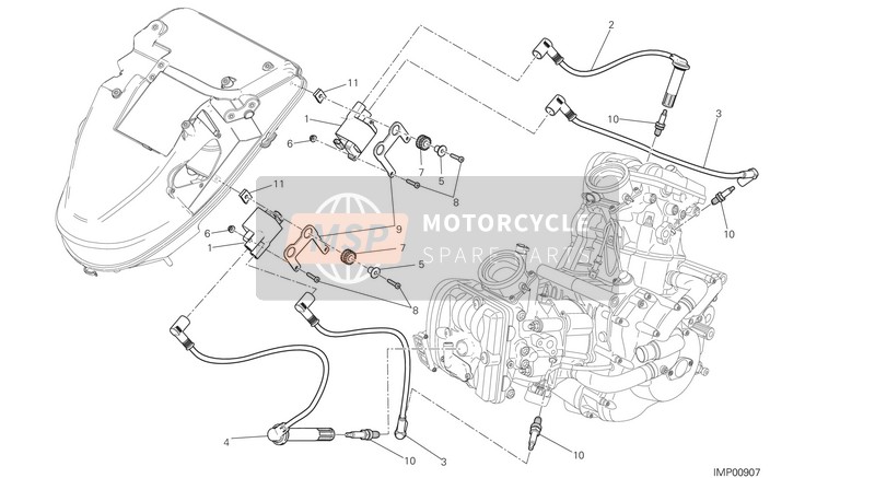 Ducati DIAVEL CARBON FL USA 2015 Faisceau de câblage pour un 2015 Ducati DIAVEL CARBON FL USA