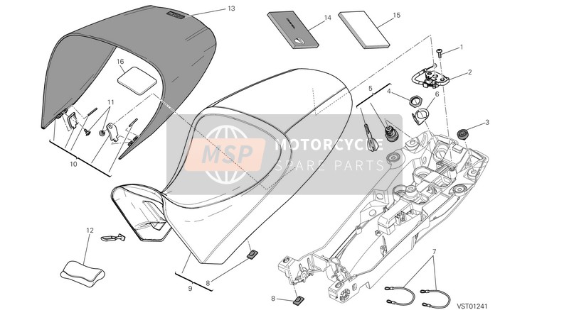 43815501AK, Emblema Ducati, Ducati, 0