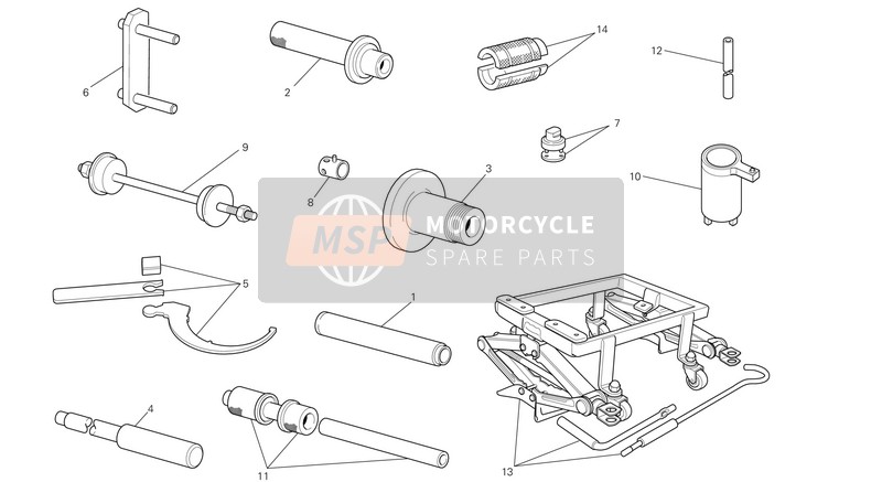 Ducati DIAVEL DARK USA 2013 Workshop Service Tools for a 2013 Ducati DIAVEL DARK USA