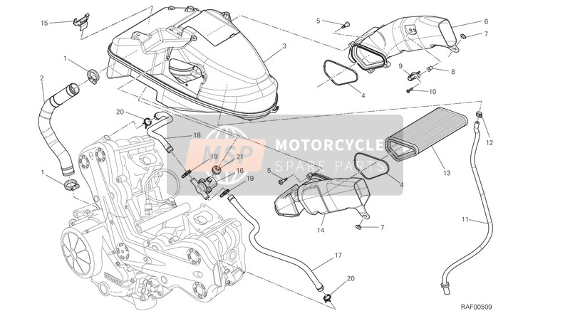 Ducati DIAVEL FL EU 2015 Admission pour un 2015 Ducati DIAVEL FL EU