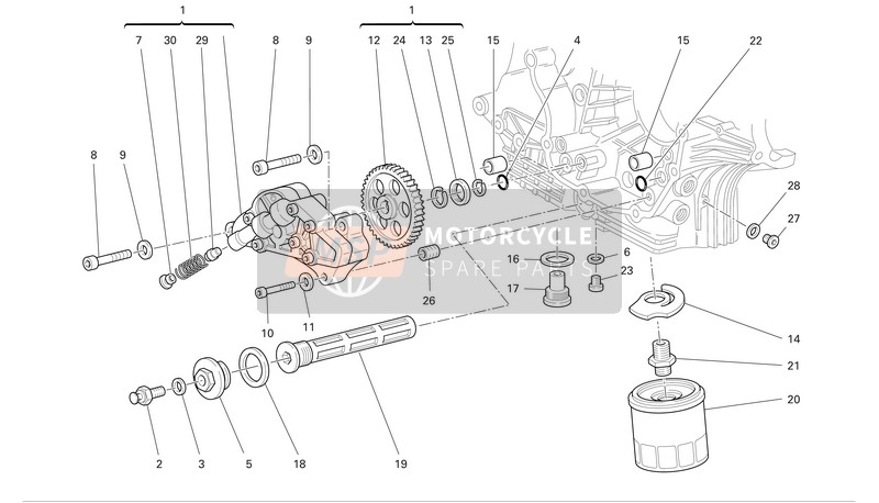 85211951A, Gasket 10.5X17X2, Ducati, 2