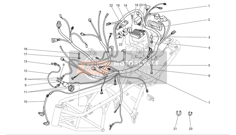 82911271A, Tole De Fixation, Ducati, 2