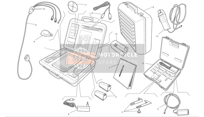 Ducati GT 1000 Eu 2010 Diagnostic System for a 2010 Ducati GT 1000 Eu