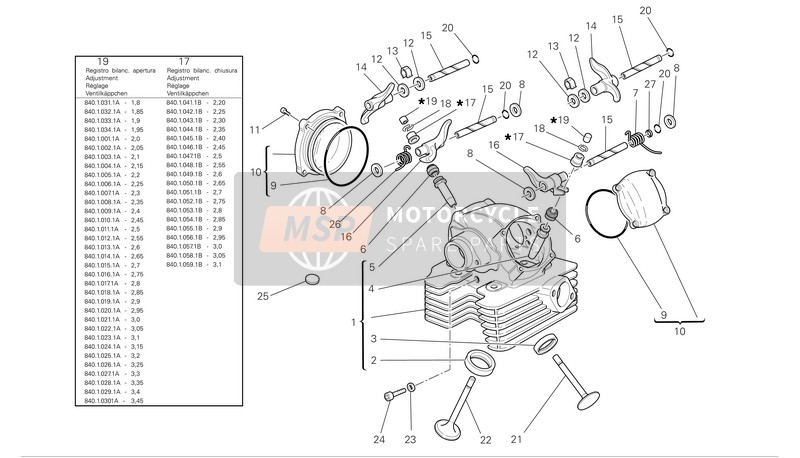 71313521A, Spacer 10.05X12.5X3.6, Ducati, 0
