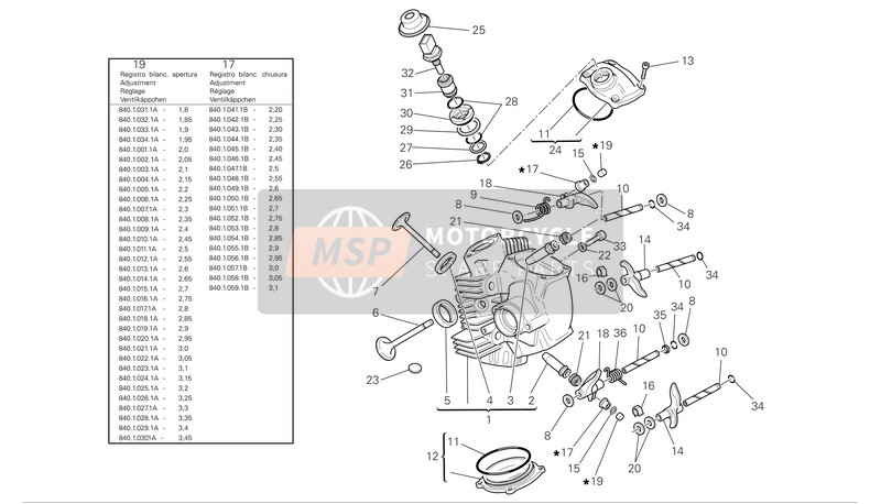 24020311AB, Cover, Inlaat Klep, Ducati, 0