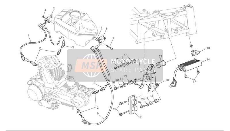 77210731A, Screw Tef M6X25, Ducati, 0