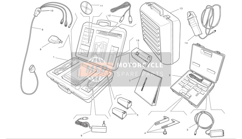 Ducati HYPERMOTARD 1100 EVO SP Eu 2010 Diagnostic System for a 2010 Ducati HYPERMOTARD 1100 EVO SP Eu