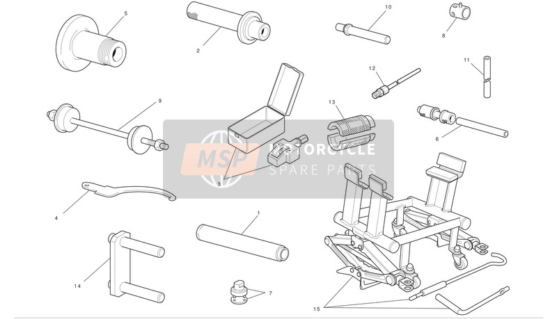 Werkplaats Service gereedschap 1