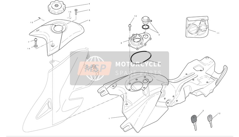 43810821B, Décalcomanie "Ducati", Ducati, 0