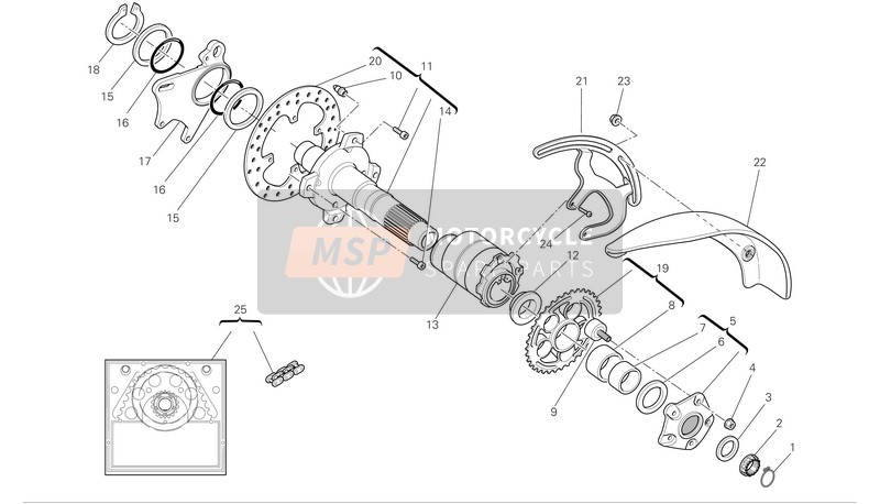 Rear Wheel Axle