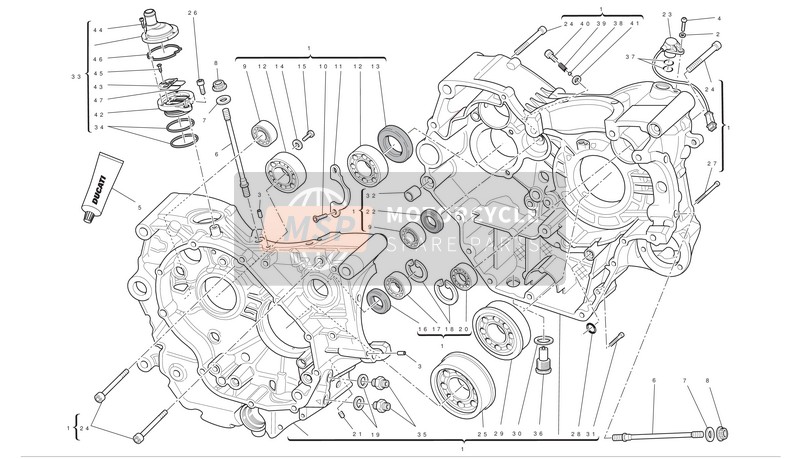 Ducati HYPERMOTARD 796 Usa 2012 Demi-carter pour un 2012 Ducati HYPERMOTARD 796 Usa