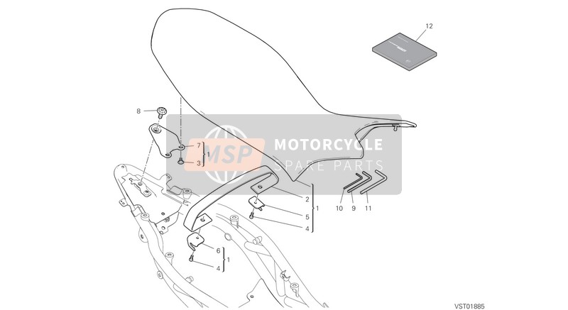 59522543BA, Seat, Ducati, 0