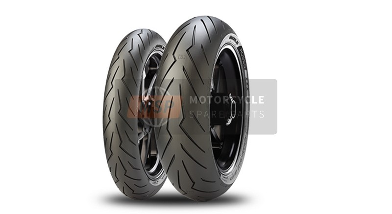 491P0387A, Pirelli Tyre 180/55 ZR17 M/c(73W) Tl DR4, Ducati, 1