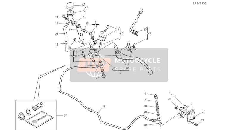 Ducati Hypermotard 950 EU 2020 Controlar de embrague para un 2020 Ducati Hypermotard 950 EU