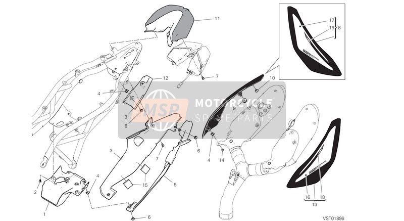 Ducati Hypermotard 950 SP EU 2020 Mercado para un 2020 Ducati Hypermotard 950 SP EU