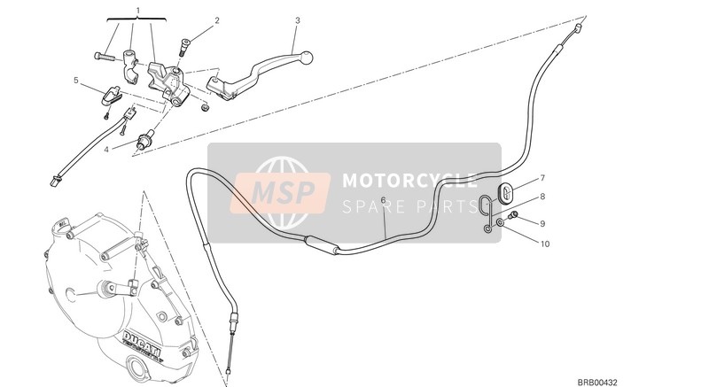 8291B271AA, Halter, Ducati, 0