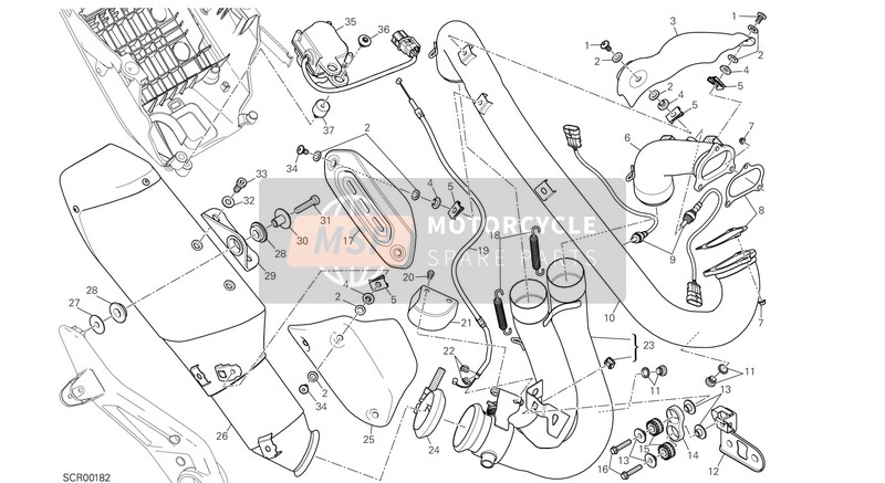 57313371A, Silencer, Ducati, 0