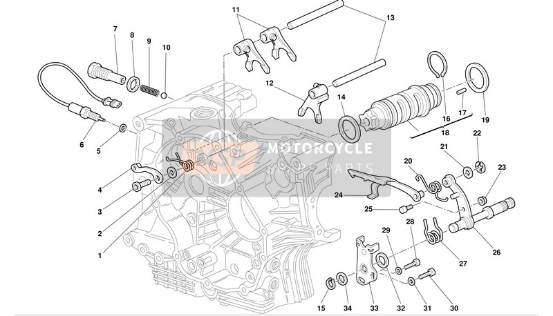 Ducati MONSTER 1000 I.E. Eu 2004 Schalten für ein 2004 Ducati MONSTER 1000 I.E. Eu