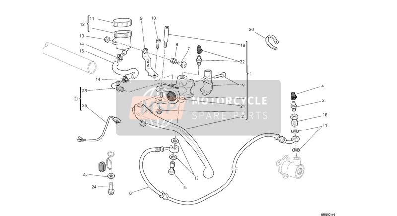 63040574A, Radial Clutch Drive Pump PR15/18, Ducati, 0