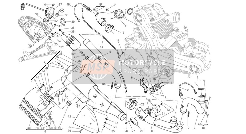 77211351AA, Vis, Ducati, 2