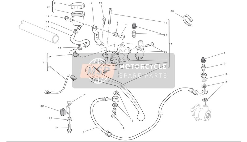 Ducati MONSTER 1100 Eu 2010 Controllo della frizione per un 2010 Ducati MONSTER 1100 Eu