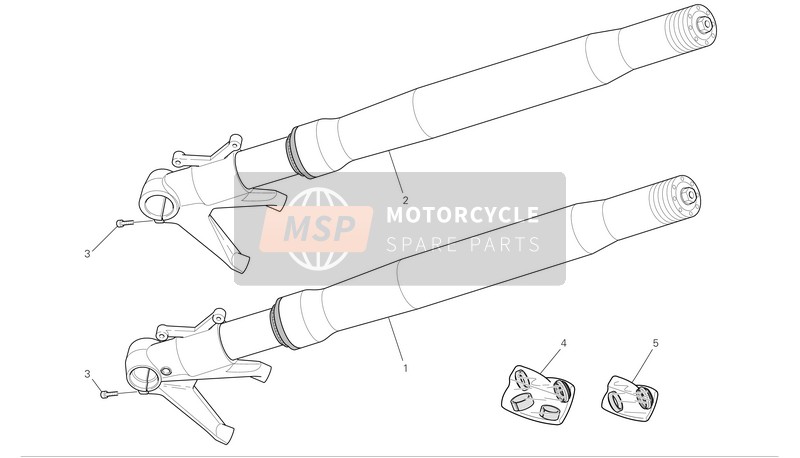 34920391A, Front Fork Overhaul Set, Ducati, 0