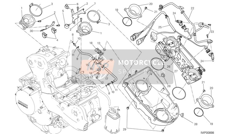 14010763C, Intake Manifold, Ducati, 0