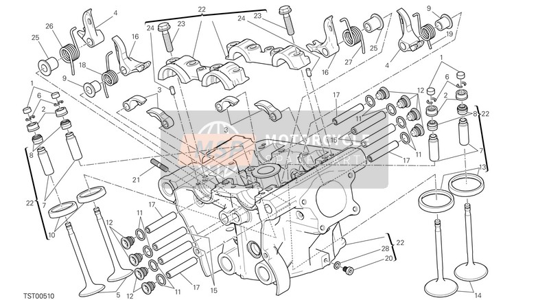 Ducati MONSTER 1200 EU 2016 Tête verticale pour un 2016 Ducati MONSTER 1200 EU