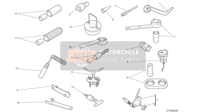 Strumenti di servizio dell'officina, Motore