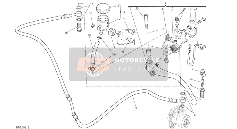 Ducati MONSTER 1200 EU 2018 Control de embrague para un 2018 Ducati MONSTER 1200 EU