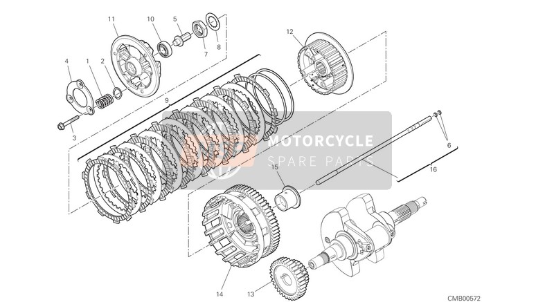 17011751A, Primary Drive Front Sprocket, Ducati, 0