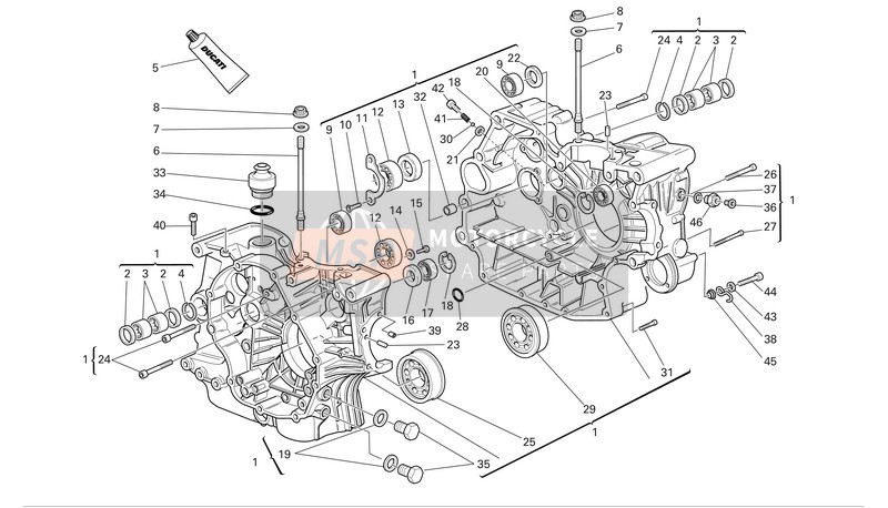 77110371A, Screw Tcei M6X12.2, Ducati, 1