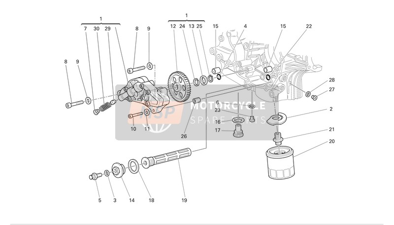 79920771C, BY-PASS Spring Sp.0.8 + New Rubber, Ducati, 1