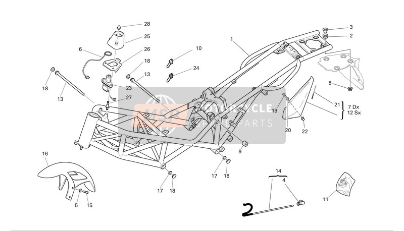 43611141B, Sticker Ducati Monster 620, Ducati, 0