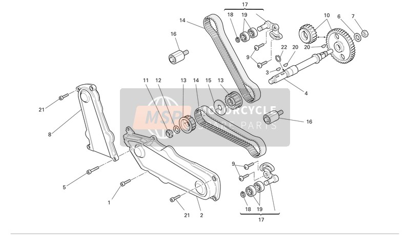 Ducati MONSTER 620 Usa 2005 Timing System for a 2005 Ducati MONSTER 620 Usa