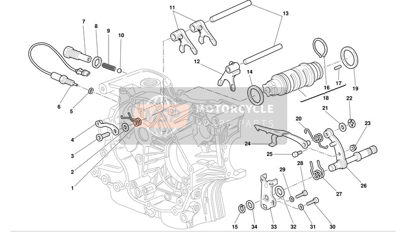 Ducati MONSTER 620S I.E. Usa 2003 Gear Change for a 2003 Ducati MONSTER 620S I.E. Usa