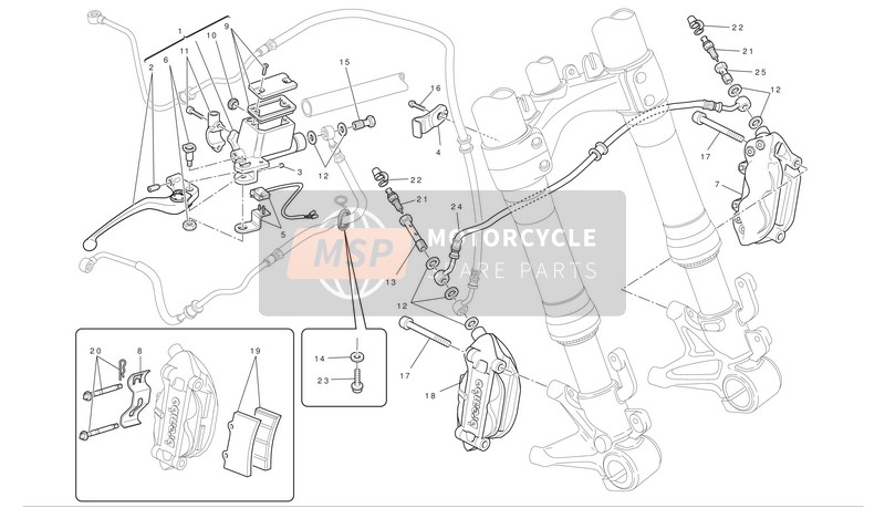 62440652A, Fron Brake Ps 16/22 Leve Regol., Ducati, 0