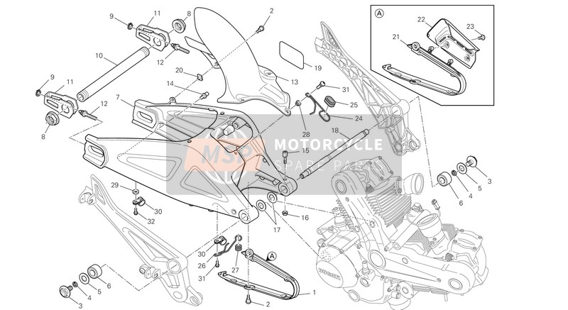 75810551A, Passatubo Abs Superiore, Ducati, 0