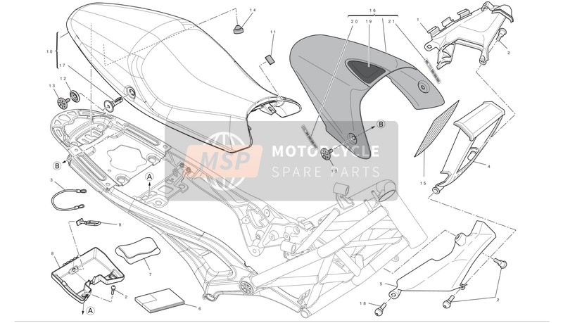 Ducati MONSTER 696 ABS Usa 2012 Posto A Sedere per un 2012 Ducati MONSTER 696 ABS Usa